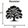 Drzewo DEKORACJA ŚCIENNA obraz na ścianę