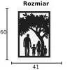 Rodzina obraz DEKORACJA ŚCIENNA obraz na ścianę