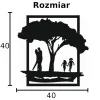 Rodzina pod drzewem DEKORACJA ŚCIENNA obraz na ścianę
