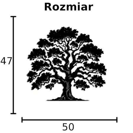 Drzewo DEKORACJA ŚCIENNA obraz na ścianę
