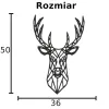 JELEŃ  geometryczny DEKORACJA ŚCIENNA ażurowy obraz na ścianę