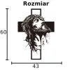 Krzyż z Jezusem 2  DEKORACJA ŚCIENNA obraz na ścianę