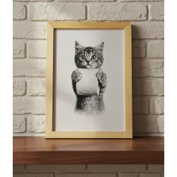 Plakat Pomocny Kotek