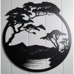 Bonsai w kole DEKORACJA ŚCIENNA obraz na ścianę Bonsai w kole DEKORACJA ŚCIENNA obraz na ścianę
