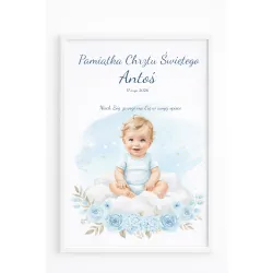 Personalizowany plakat – Pamiątka Chrztu Świętego