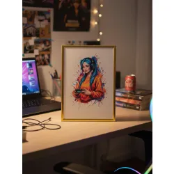 Plakat A4 „Gamer Girl”