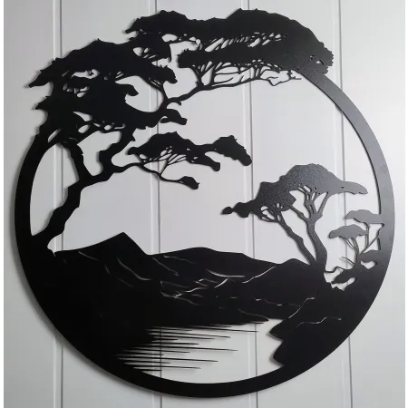 Bonsai w kole  DEKORACJA ŚCIENNA obraz na ścianę