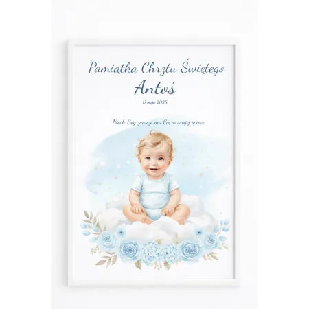 Personalizowany plakat – Pamiątka Chrztu Świętego