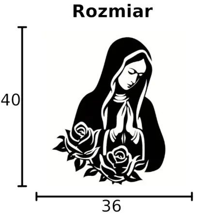 Matka Boska DEKORACJA ŚCIENNA obraz na ścianę